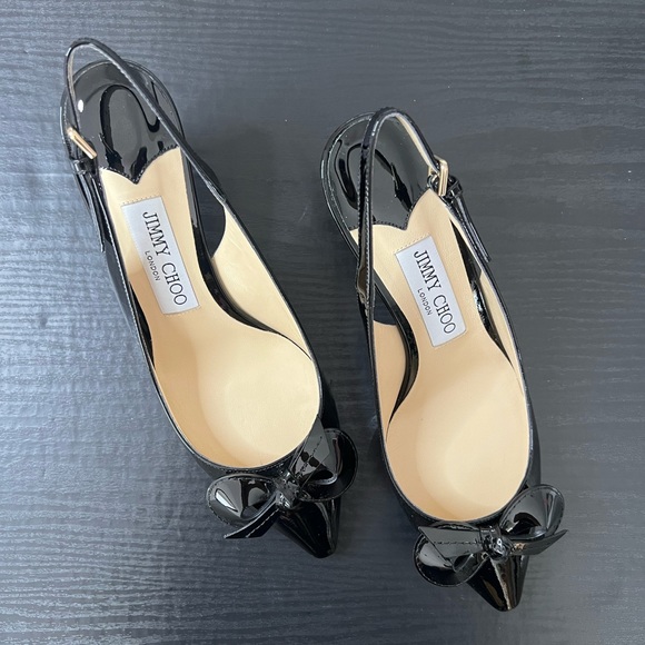 Jimmy Choo Blare Bow Slingback - Picture 2 of 10